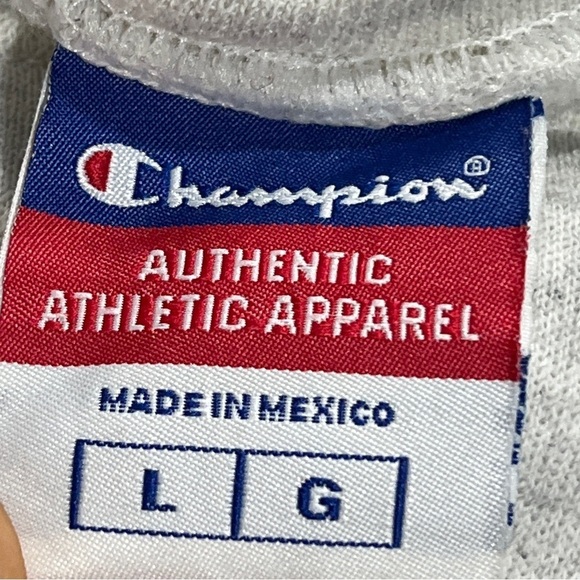 Vintage Champion Gray 1990s Bay Academy Athletics Crewneck Pullover Sweatshirt - Picture 5 of 5